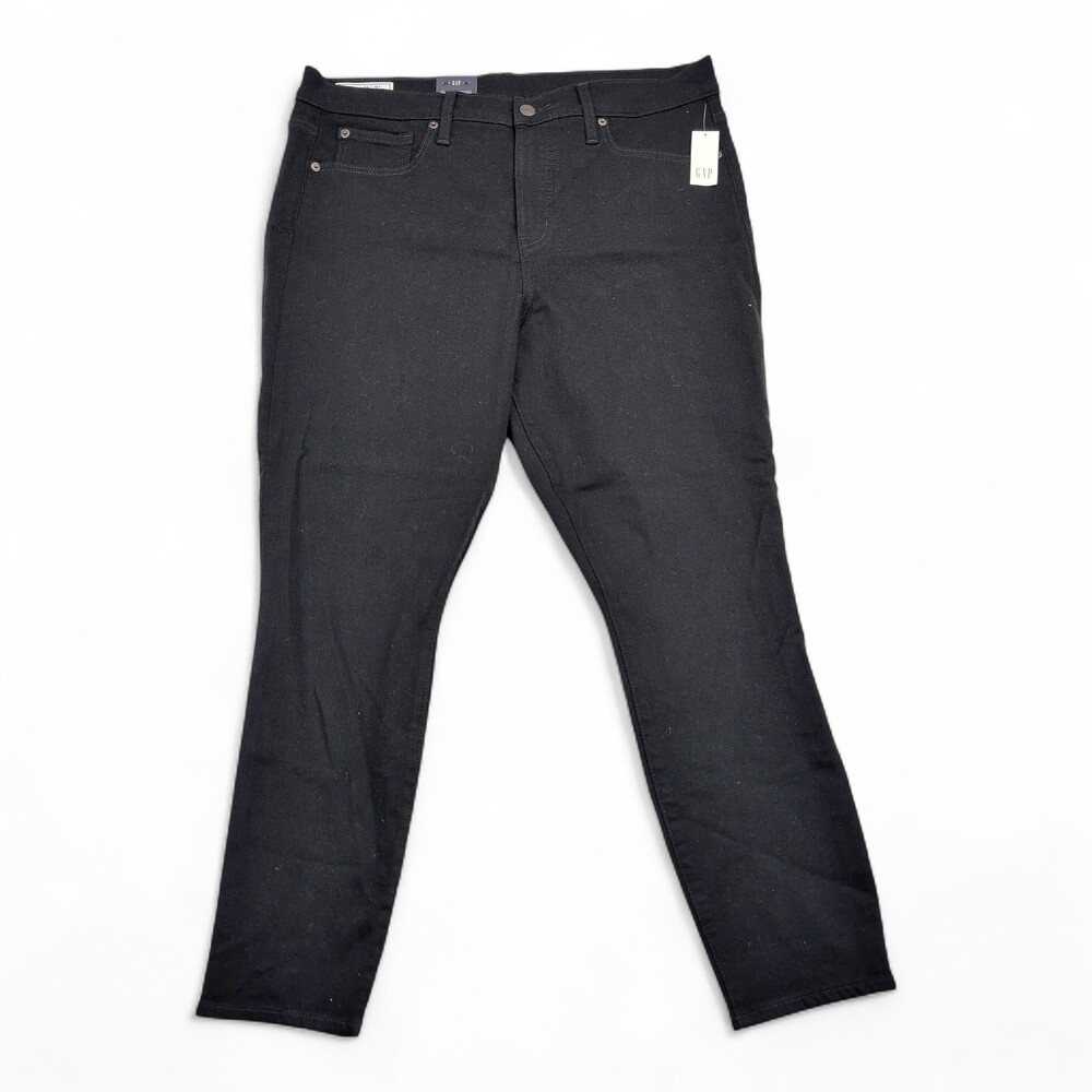 Gap High-Rise Black Jeans Women's Plus‎ Size 33